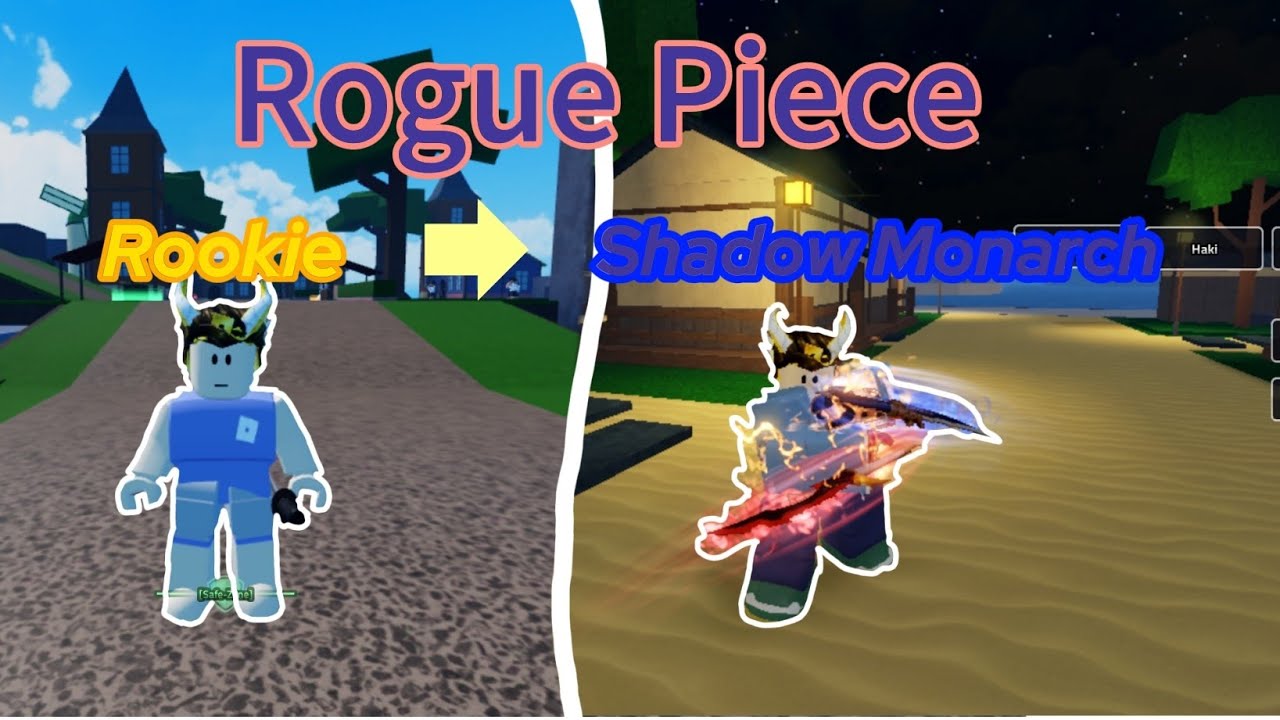 Becoming Shadow Monarch in Rogue Piece Rookie to Master