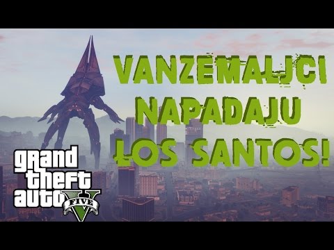 GTA 5 - Napad Vanzemaljaca na Los Santos EP. 1 - Invazija pocinje!