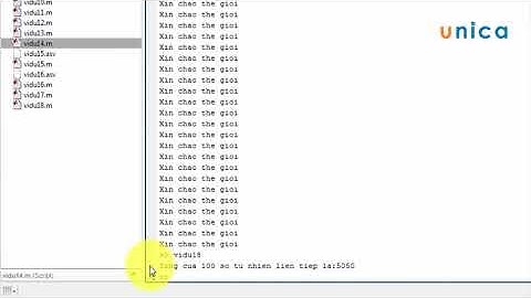Tự Học Matlab - Bài 21