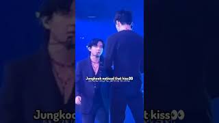 Taehyung made Jungkook nervous after sending him kiss on stage 😘💋😳 #taekook