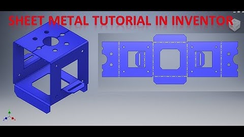 Sheet Metal drawings in Autodesk Inventor || Autodesk Inventor sheet metal Practice || 3d drawings