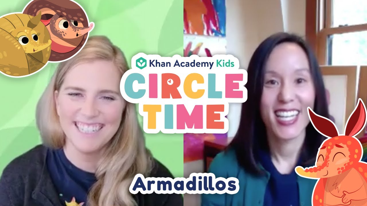 Amazing Armadillos! | Book Reading And Animal Facts for Kids | Circle Time with Khan Academy Kids