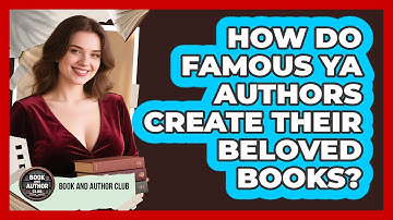 How Do Famous YA Authors Create Their Beloved Books? - Book and Author Club