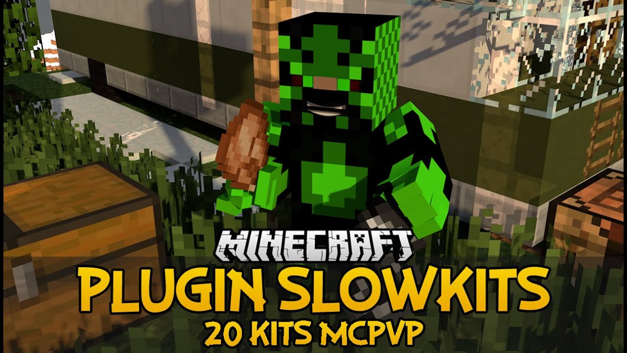 Plugin SlowKits - 20 Kits McPvP Minecraft - YouTube