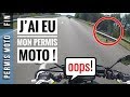 Flashe au radar en allant au permis moto  jai eu mon permis moto  