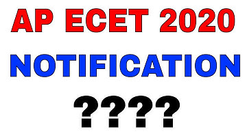 ap ecet 2020 notification when ??? || bsd telugu tech