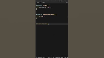 Trace the function call in the Javascript using console trace statement - #javscript