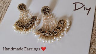 Handmade Earrings 🔥😍 Jewellery Making At Home #jewelsandyou #youtube #viral #handmadeearrings