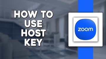 How To Use Host Key on Zoom (Quick & Easy)