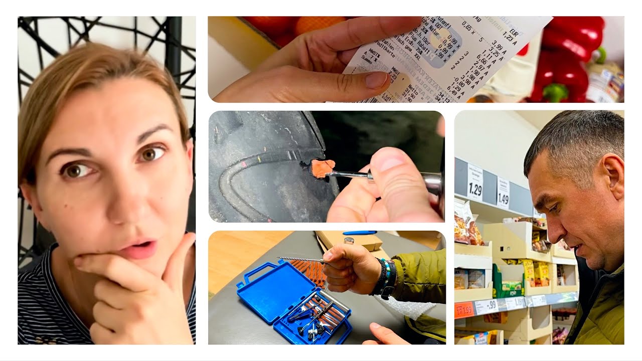 Про Меня Забыли 🙄 Как Заклеить Колесо Машине 🛞 Ремонтный Набор ⚒️ Влог ...