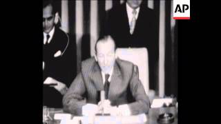 SYND  11 2 72 UNITED NATIONS SECRETARY GENERAL, KURT WALDHEIM  FIRST PRESS CONFERENCE AT UN
