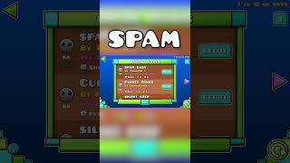 GD spam challenge #spam #GD #geometrydash screenshot 3