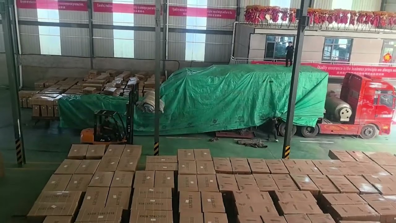 Electric bicycles are being shipped 