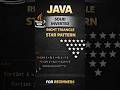 Inverted Pyramid Star Pattern in Java ⭐ | Pattern Programming #Shorts #coding #java #trending #trend