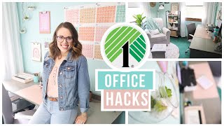 HOW TO ORGANIZE YOUR OFFICE ON A DOLLAR TREE BUDGET