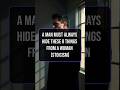 8 Things A Men Must Always Hide From A Woman💃 Stoicism!#shortsviral #shorts