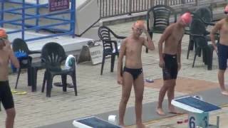 20161003 屯門區學界男子乙組50米背泳Heat1 4K