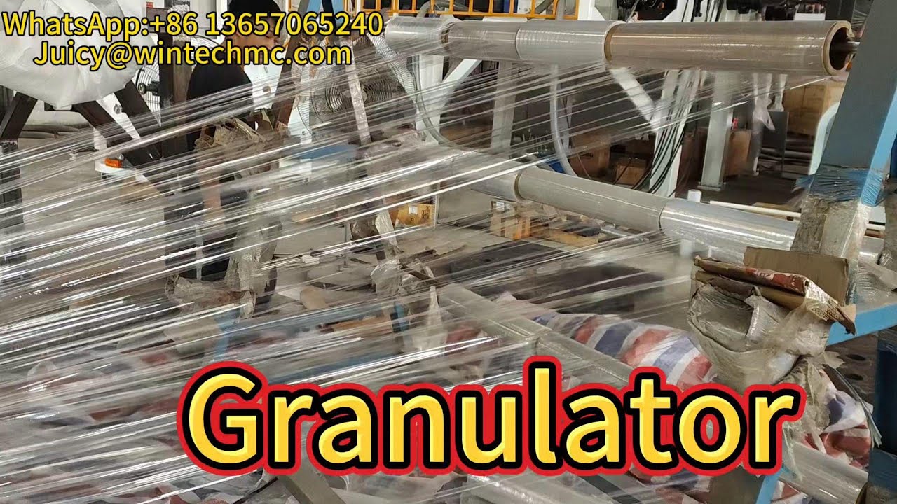 Smokeless and Odorless Plastic Granulator Produces Particles to Save Costs, 60 KG per Hour