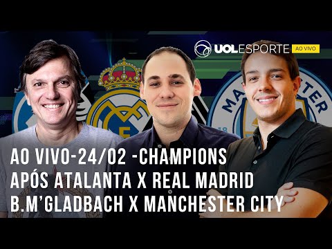 Champions: Atalanta x Real Madrid | Mauro Cezar Pereira, Julio Gomes e Rafael Oliveira comentam