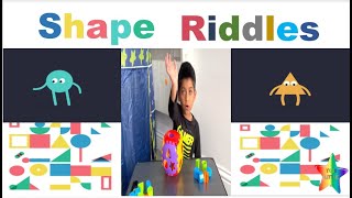 Shape Riddles For Kids Who Am I? Guessing Shapes Game For Children Shape Riddles With Answers