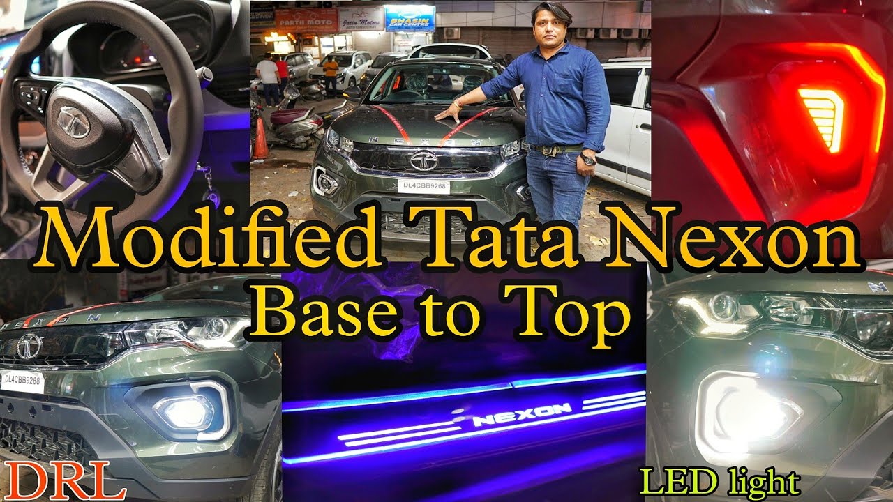 Full Modified TATA Nexon Base to Top TATA Genuine Parts Car