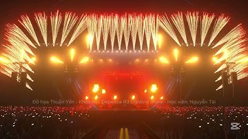 Bài tập Timecode khóa học Depence R3 Lighting Show học viên Nguyễn Tài