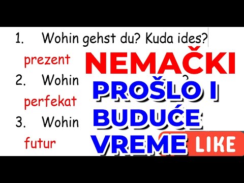 Video: Koje je prošlo i buduće vrijeme muhe?