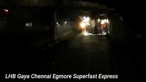 Newly LHBfied Gaya Chennai Egmore Superfast Express with Mughalsarai WDM3A