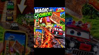 Crazy Road Adventure with Cars 🚗 | Satisfying Mini Car Animation #magic #viral #games #trending
