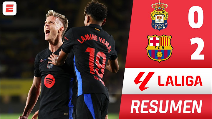 BARCELONA SIGUE LÍDER tras ganar 2-0 vs LAS PALMAS. GOLES de DANI OLMO y FERRAN TORRES | La Liga