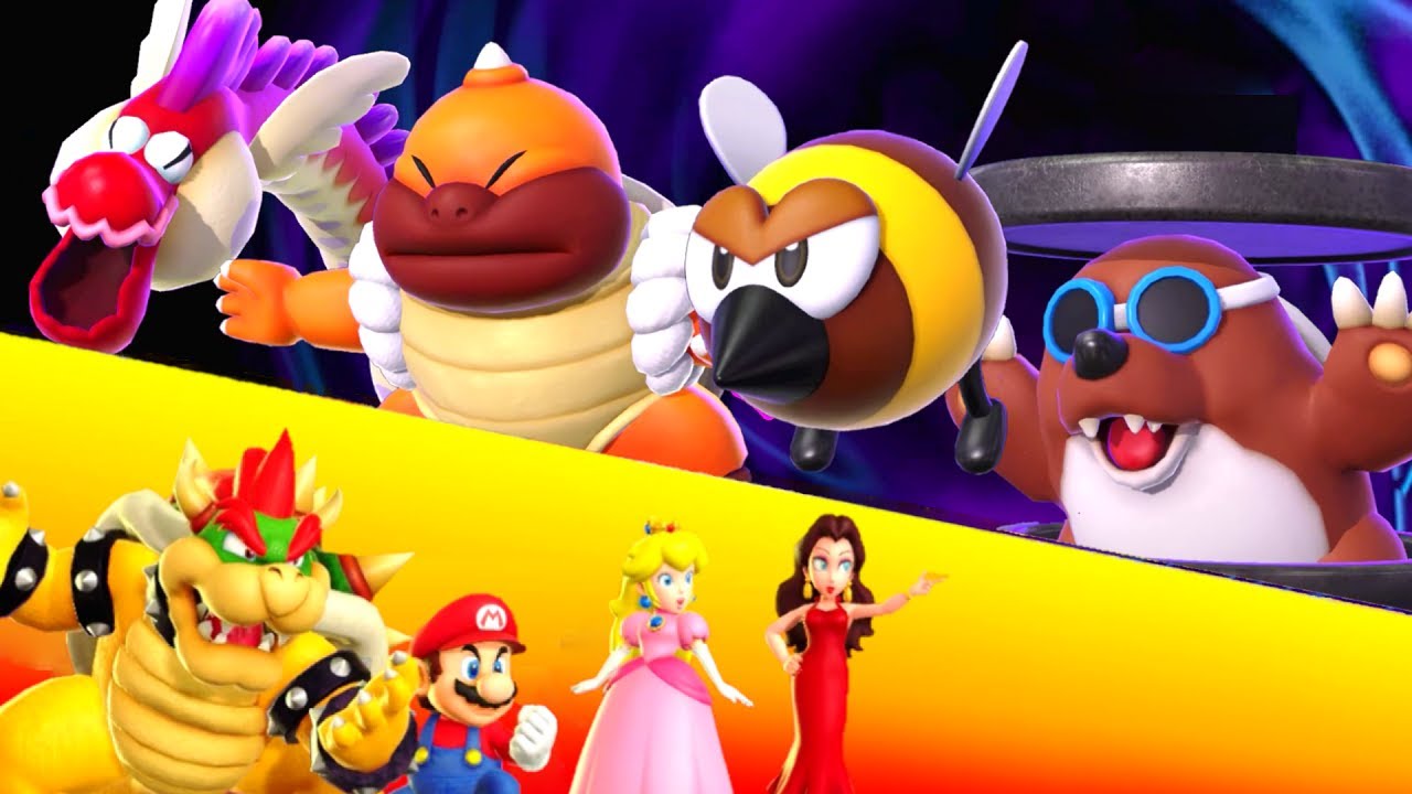 Super Mario Party Jamboree Boss Rush - Bowser vs Mario vs Pauline vs Peach