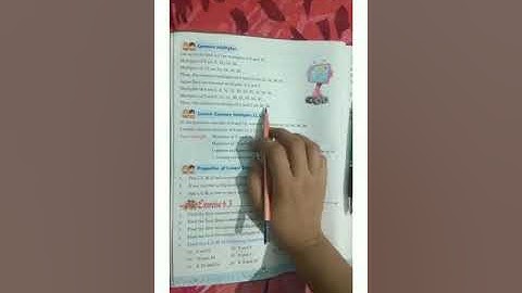 Class 4 Maths chapter 6 Factors & Multiples part 5