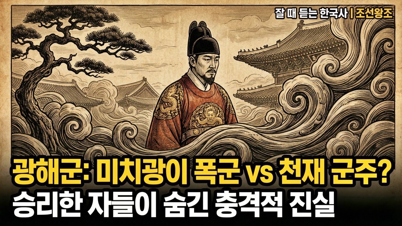 광해군, 미치광이 폭군 vs 천재 군주? 승리한 자들이 숨긴 충격적 진실