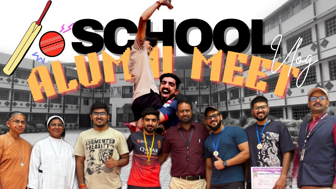 School Alumni Meet 2025 | seniors, friends,teachers & epic cricket match🔥    