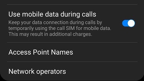 how to turn on mobile data during call samsung