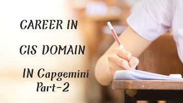 Career in CIS domain || CIS role in Capgemini || Roadmaps and salary growth