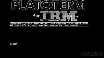 PLATOTerm for PCjr/Tandy 1000 Bring-up