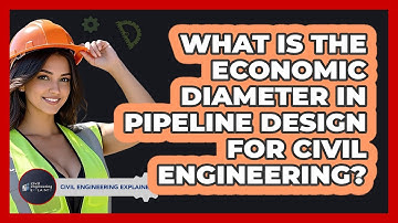 What Is The Economic Diameter In Pipeline Design For Civil Engineering?