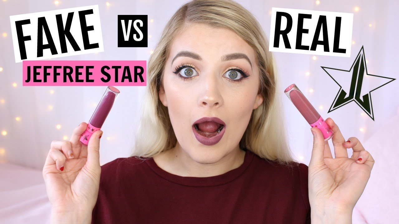 FAKE VS REAL JEFFREE STAR ANDROGYNY! 💄| HOW TO SPOT FAKE MAKE UP PRODUCTS 😱 | Luce Stephenson