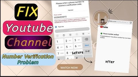 YouTube Channel Verify Phone Number Problem New trick 2023 | YouTube channel verification kaise kare