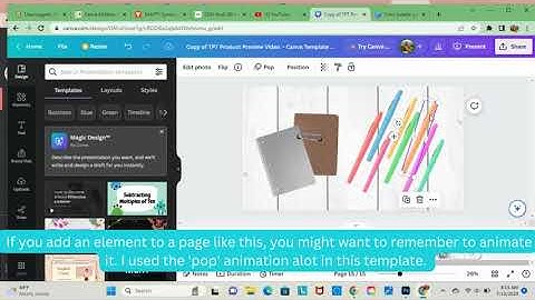 Customizing your TPT Product Preview Video Canva Template Freebie