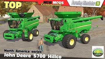 FS25 | John Deere S700 Hillco Series North America - Farming Simulator 25 Mods Review QHD