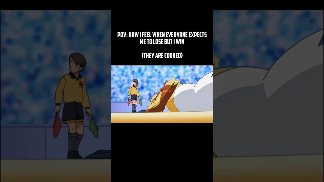 How I Feel When Everyone Expects Me to Lose but I Win #Pokemon#Infernape#Electivire#AnimeEdit#Ash