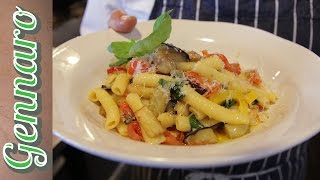 Pepper & Eggplant Pasta Recipe