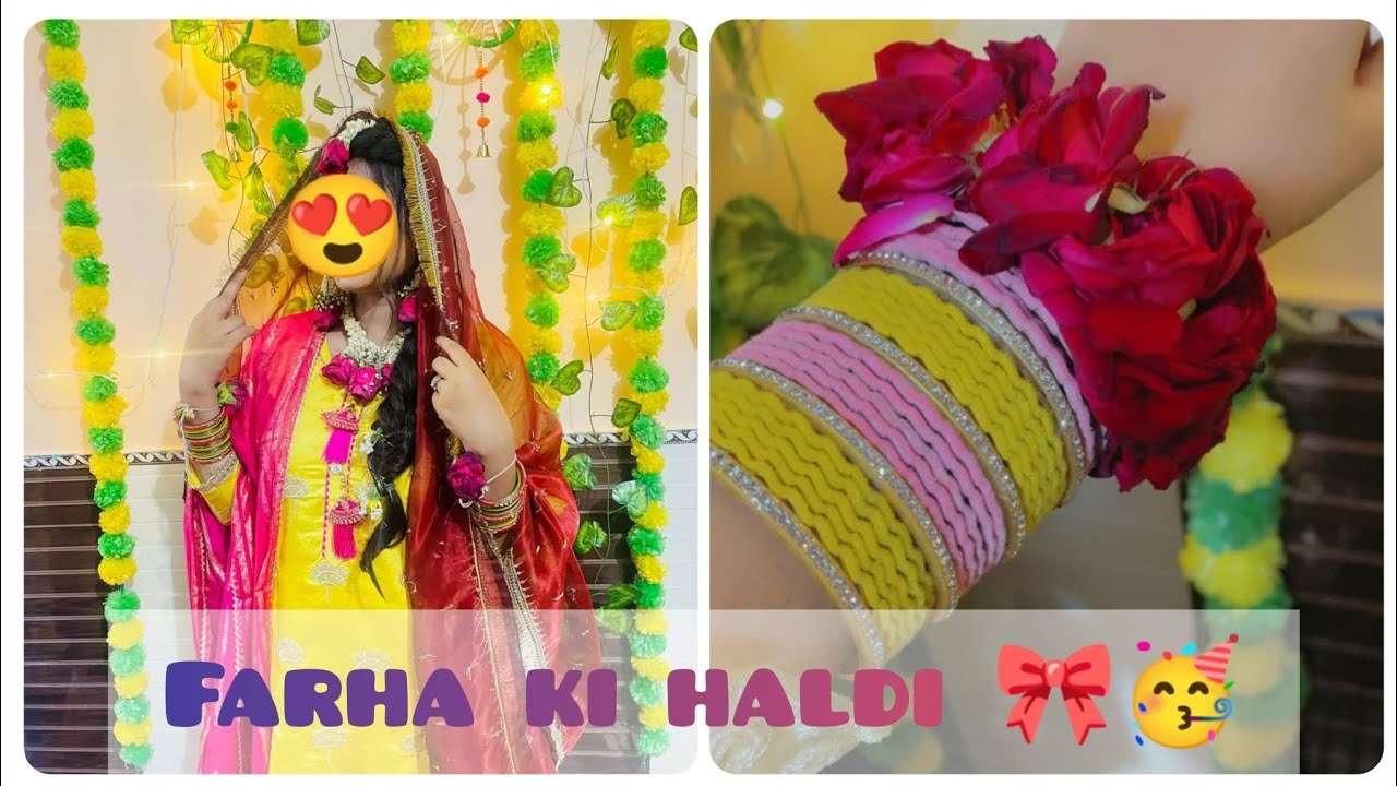 farha ki haldi 🎀🥳 || alhamdulillah ❤️
