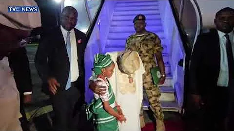 LATEST: President Tinubu Arrives In Lagos