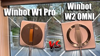 The Battle of the Best Window Cleaning Robot - Ecovacs Winbot W1 Pro vs Winbot W2 Omni