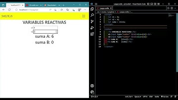 SVELTE VIDEO 5 - VARIABLE REACTIVA