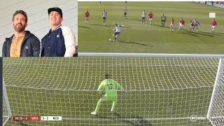 Ben Foster Penalty Save | Wrexham Vs Notts County 3-2 | Ryan Reynolds And Rob Were In Attendance. Details