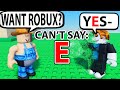 Roblox CAN&#39;T SAY THE LETTER... (tricking people)